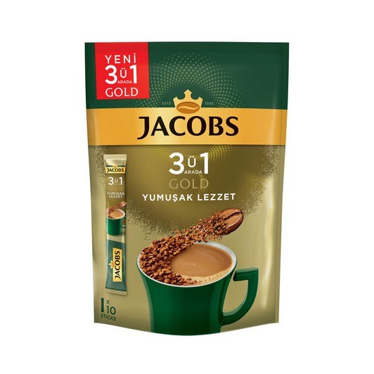 Jacobs 3ü 1 Arada Gold Yumuşak Lezzet 180 gr