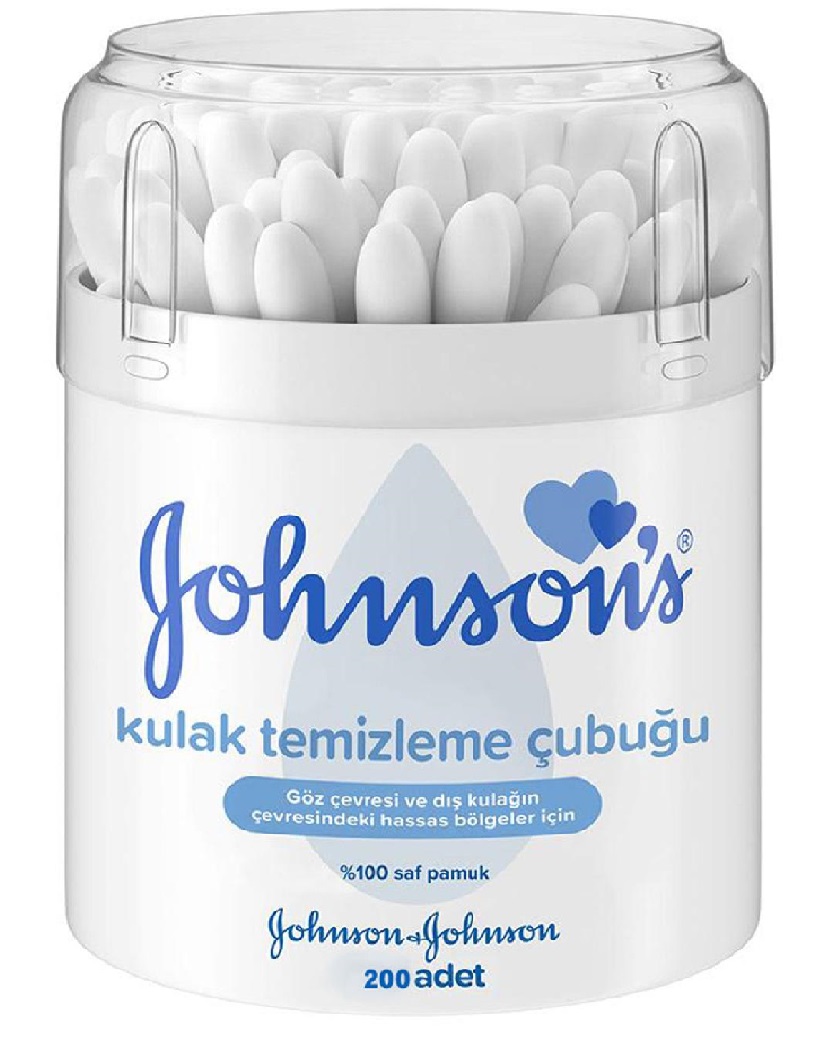 Johnson's Baby Kulak Temizleme Çubuğu 200 Adet