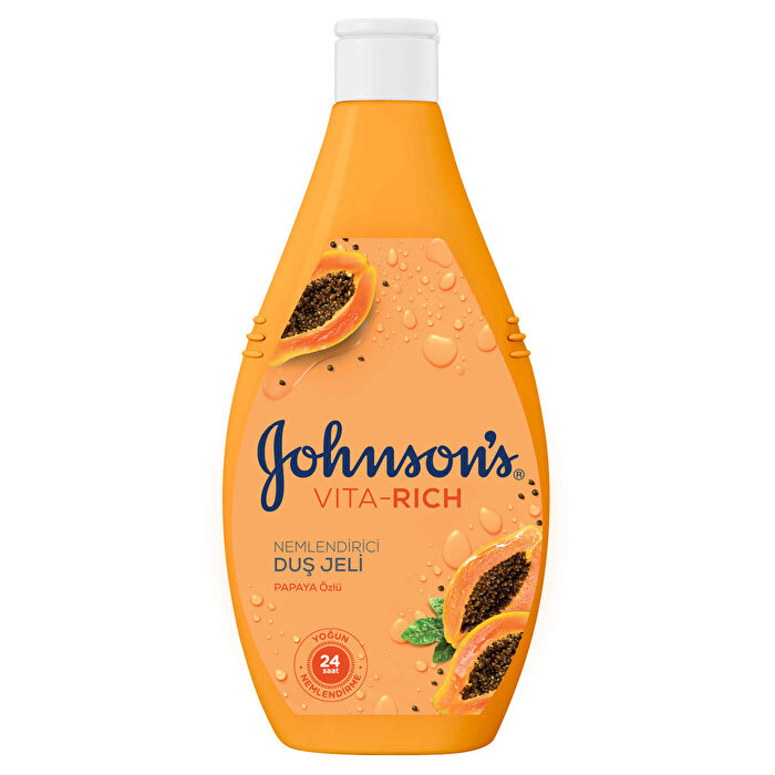 Johnson's Duş Jeli Vita-Rich Papaya Özlü Nemlendirici Duş Jeli 400 ml