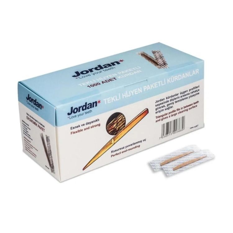 Jordan Tek Sargılı Kürdan 1000 li