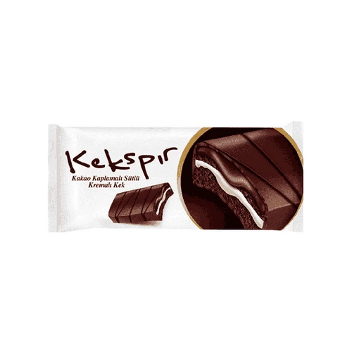 Kekspır Kakao Kaplamalı Sütlü Kremalı Kek