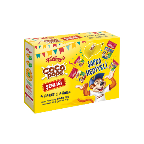 Kellogg's Coco Pops Şenlik Paketi (4 Ürün)
