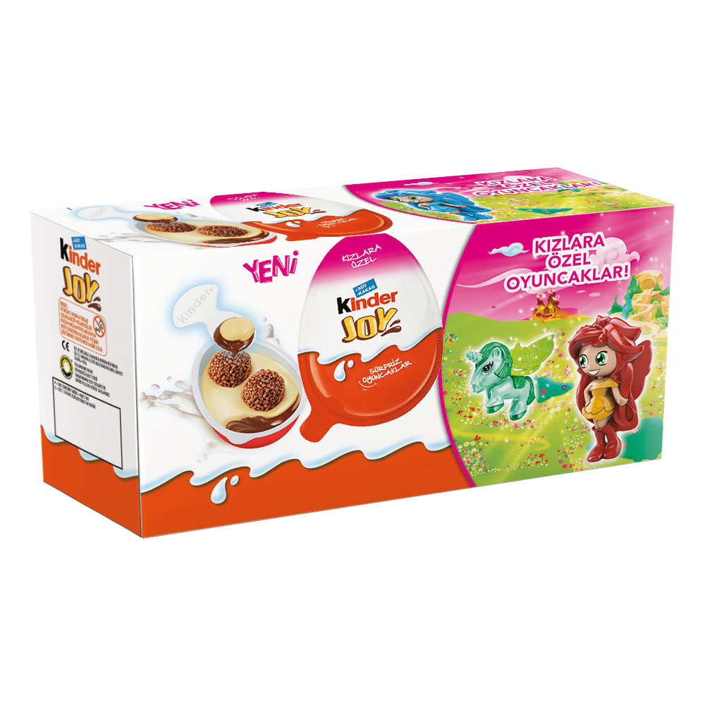 Kinder Joy Supriz Yumurta Kızlara Özel 3 x 20 Gr