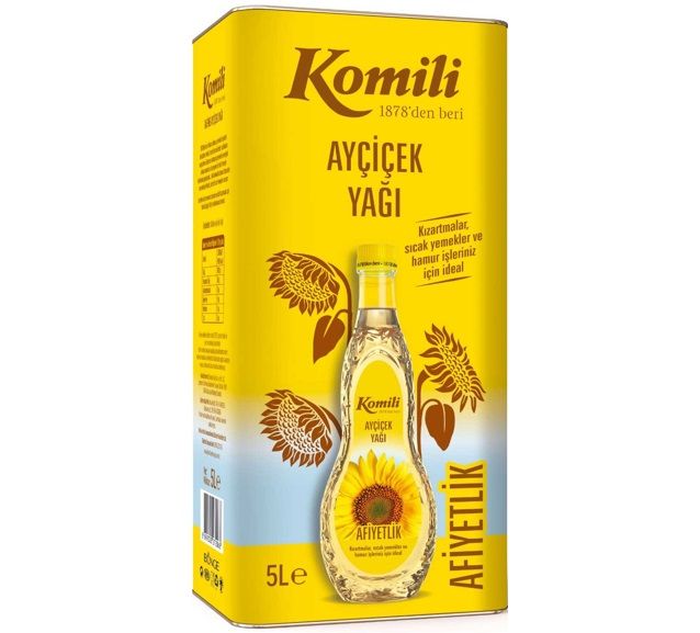 Komili Ayçiçek Yağı 5 Lt