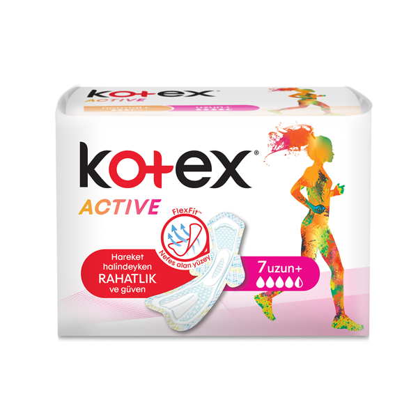 Kotex Active FlexFit Uzun 7 Adet