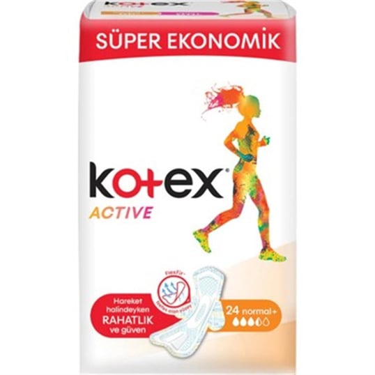 Kotex Active Quadro Normal 24'lü