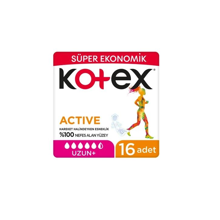 Kotex Active Quadro Uzun 16 Adet