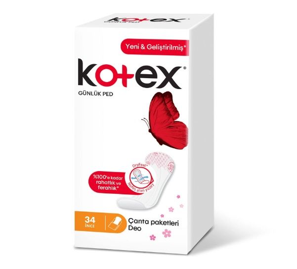 Kotex Lightdays İnce Günlük Ped Parfümlü 34 Adet