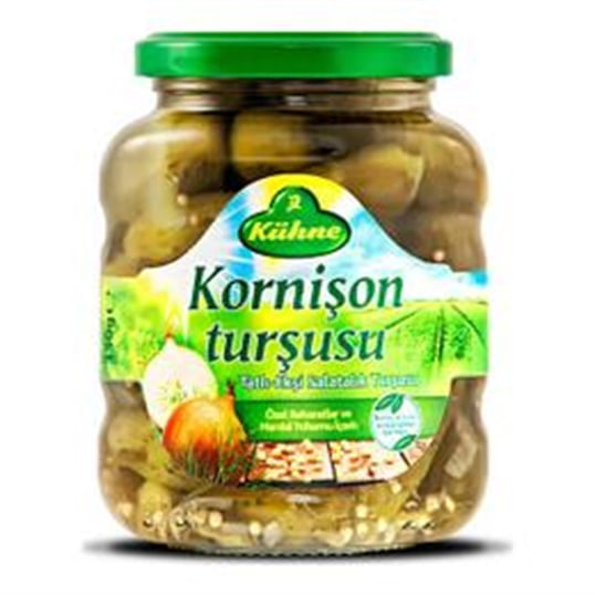 Kühne Alman Tipi Kornişon Turşusu 370 Ml