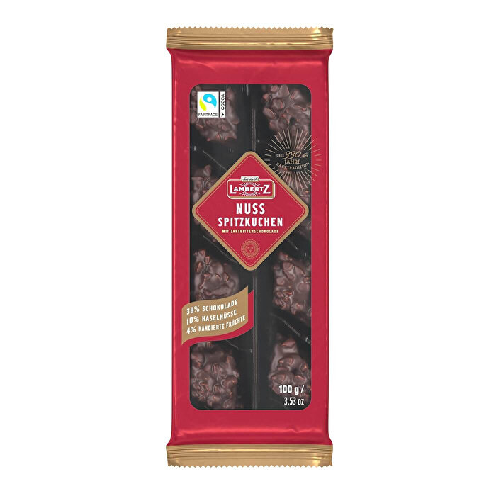 Lambertz Fındıklı ve Bitter Çikolatalı Kek 100 gr