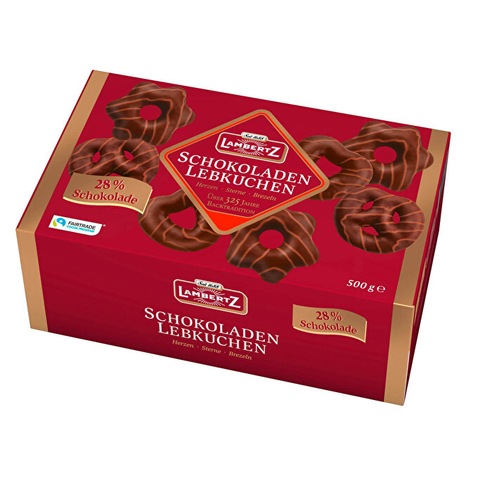 Lambertz Sütlü ve Bitter Çikolata Kaplı Kek 500 gr