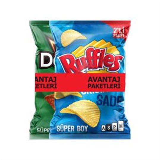 Lays Ruffles Doritos 2 Li Karma Paket 132 Gr.