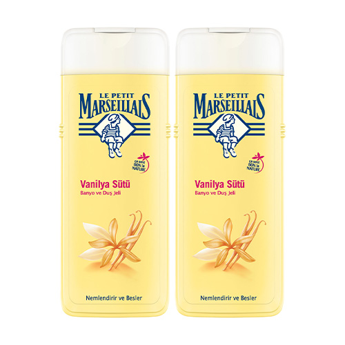 Le Petit Marseillais Vanilya Sütü Duş Jeli (2 x 400 ml)