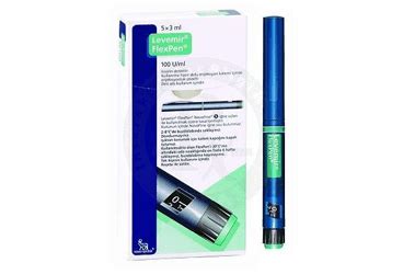 Novo Nordisk İlaç Levemir Flexpen 100 U/ml 5x3 ml Enjeksiyon Kalemi