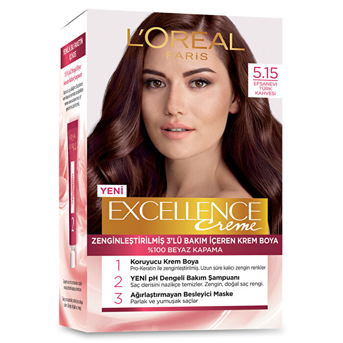 Loreal Excellence Saç Boyası Buzul Kahve 5.15