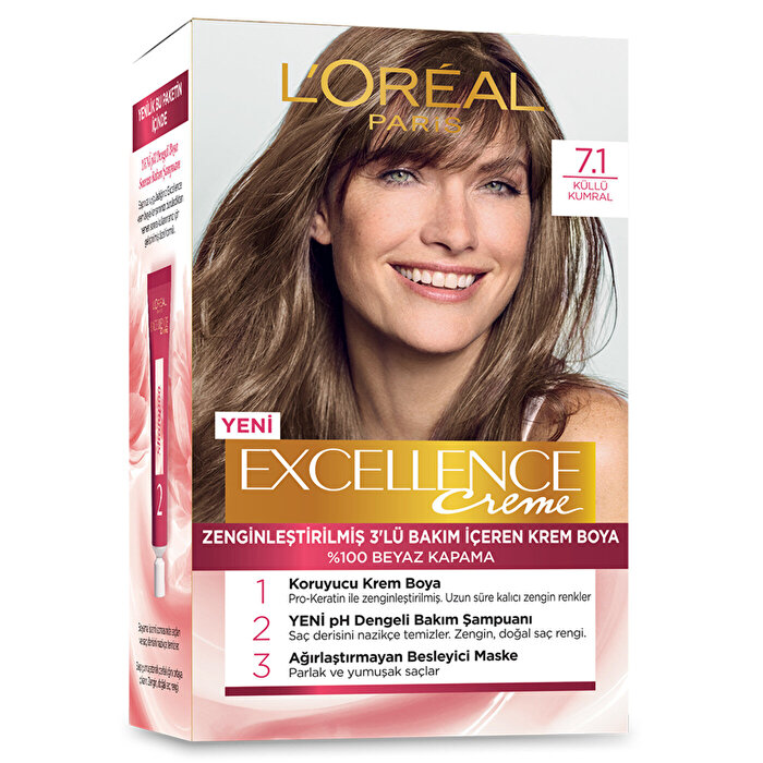 Loreal Excellence Saç Boyası Kumral Kullu 7.1