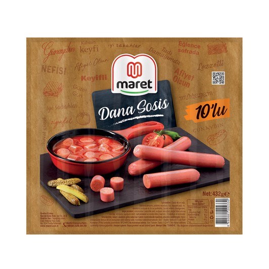 Maret Uzun Sosis 10'lu 432 gr