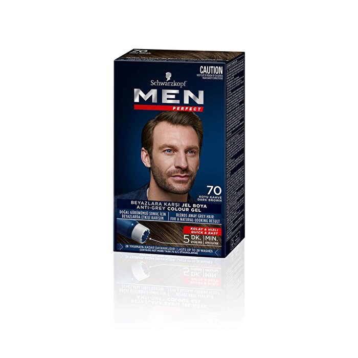 Schwarzkopf Men Perfect 70 Koyu Kahve Saç Boyası