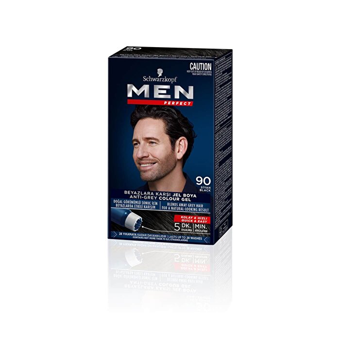 Schwarzkopf Men Perfect 90 Siyah Saç Boyası