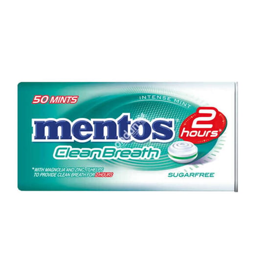 Mentos 2 Hours Şeker 35 Gr-Yoğun Naneli