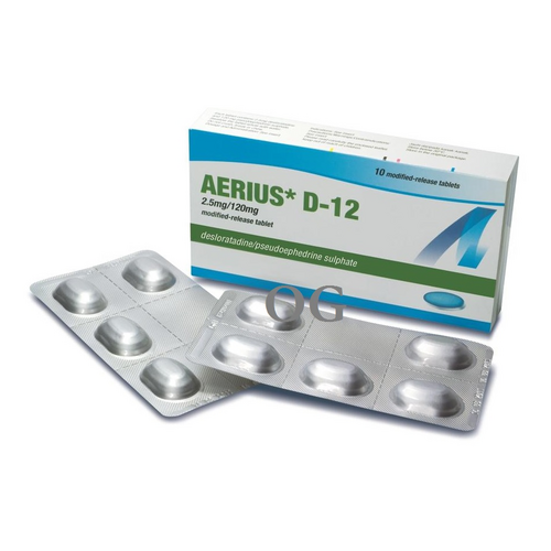 Merck Sharp ve Dohme Aerius D-12 20 Tablet