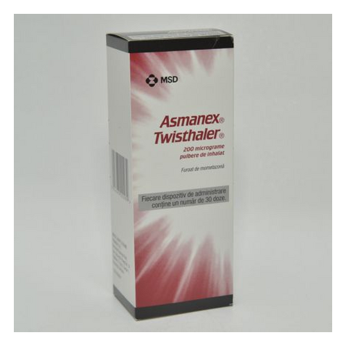 Merck Sharp ve Dohme Asmanex Twisthaler 200 mcg 30 Doz
