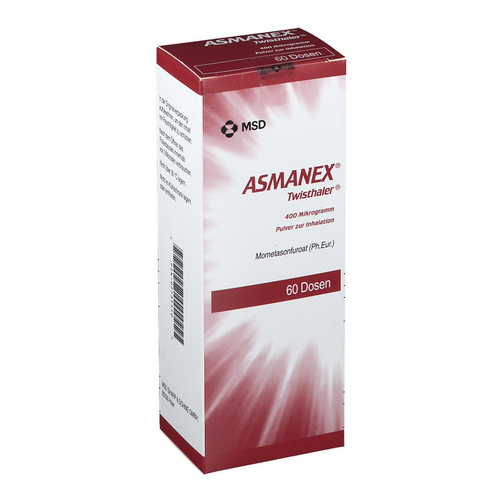 Merck Sharp ve Dohme Asmanex Twisthaler 400 mcg 60 Doz