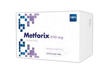Vefa İlaç Metforix 850 mg 100 Tablet