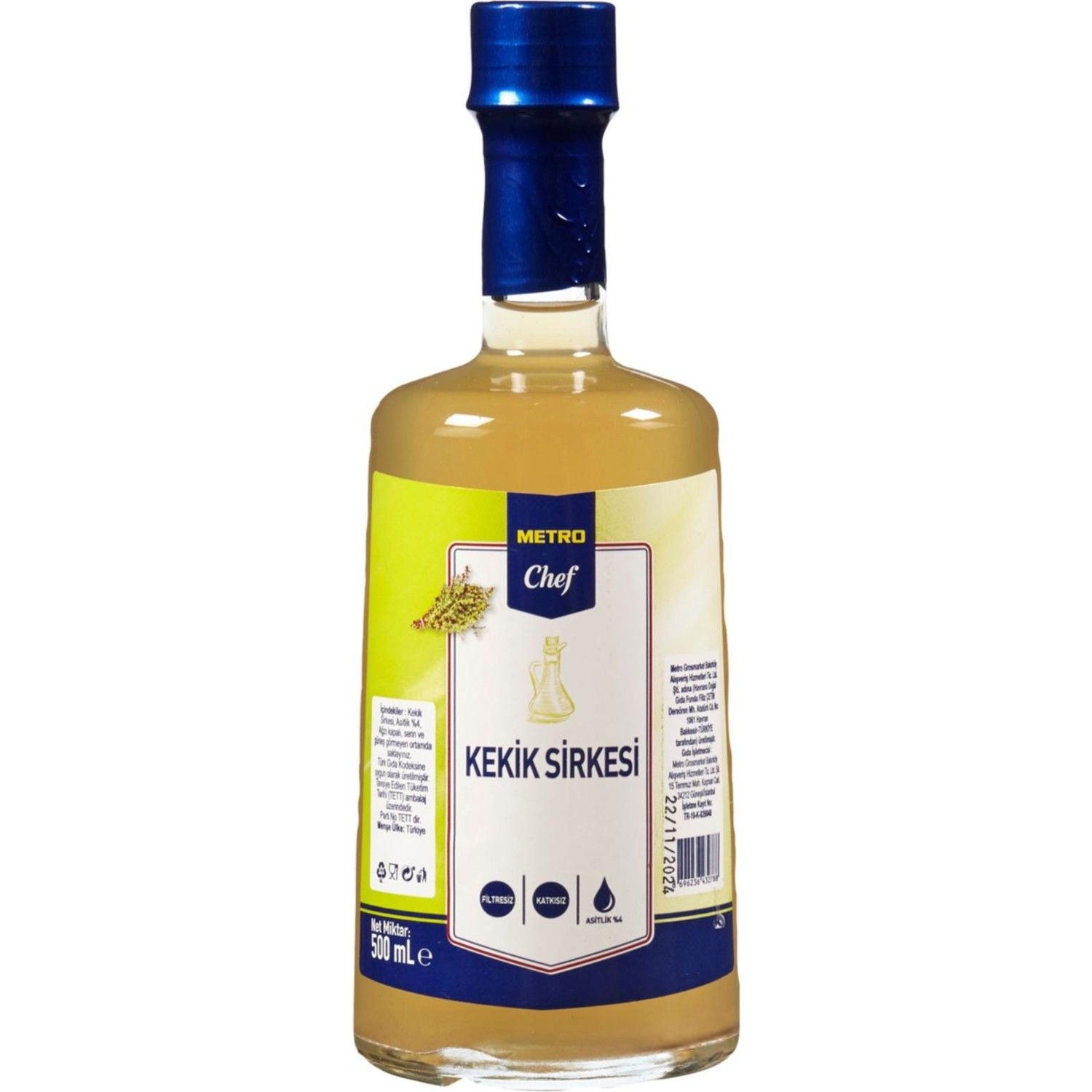 Metro Chef Kekik Sirkesi Cam 500 Ml