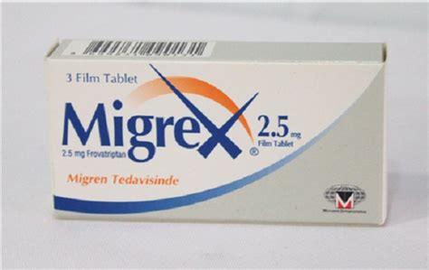 Ulagaylar İlaç Migrex 2.5 mg 3 Tablet