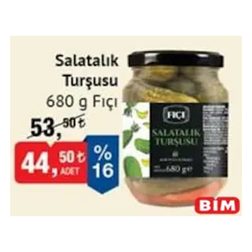 MİGROS SALATALIK TURŞUSU 680 G