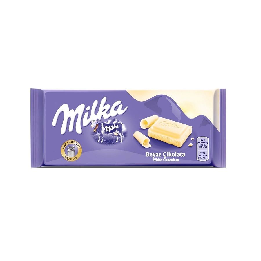 Milka Beyaz Çikolata 80 Gr