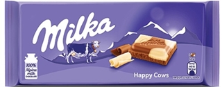 Milka Beyaz/Sütlü Çikolata 100 Gr