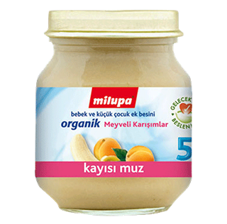 Milupa Organik Mama Kayısı Muz 125 Gr