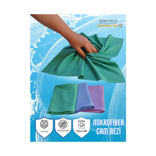 Mintax Mikrofiber Temizlik Bezi 3 Lü Adet
