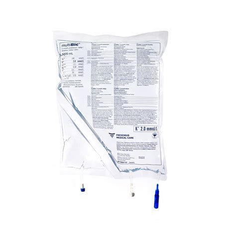 Fresenius Medikal Multibic 4 mmol/L Potasyumlu 5000 ml