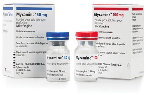 Astellas Pharma İlaç Mycamine 100 mg 1 Flakon