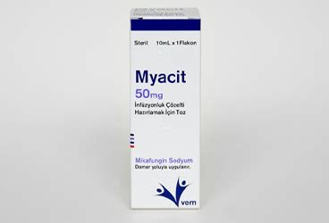 Astellas Pharma İlaç Mycamine 50 mg 1 Flakon