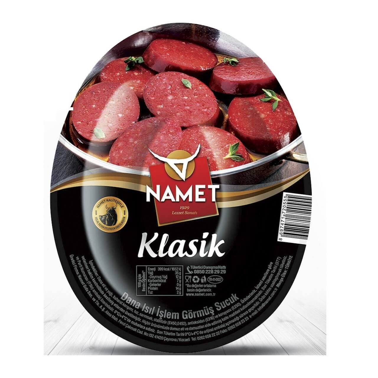Namet Dana Sucuk Işıl İşlem Görmüş Sucuk 200 Gr