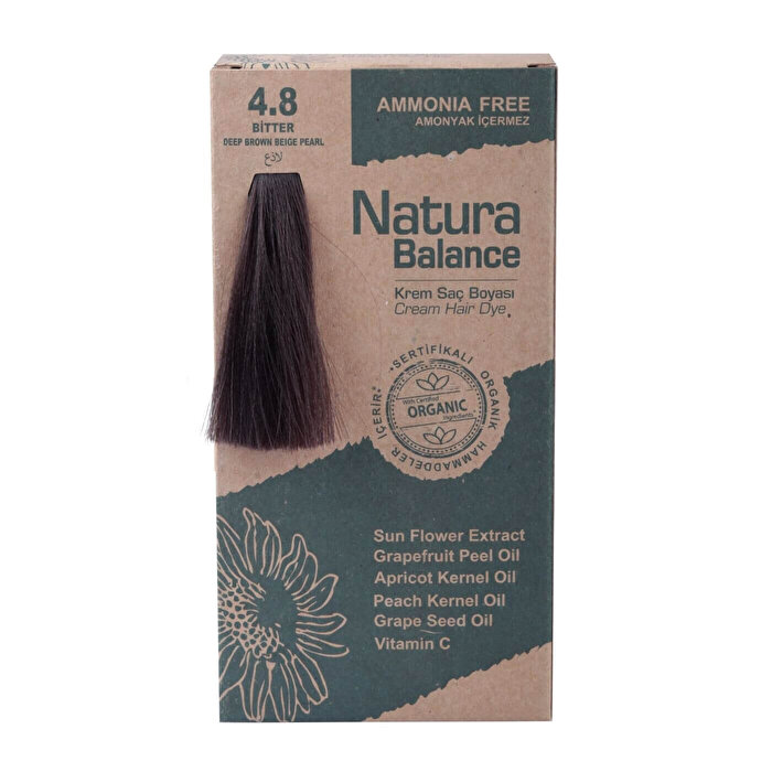 Natura Balance Krem Saç Boyası Bitter 4.8 1 adet