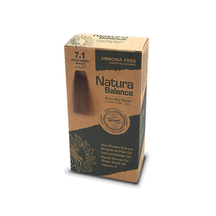 Natura Balance Krem Saç Boyası Küllü Kumral 7.1 1 adet
