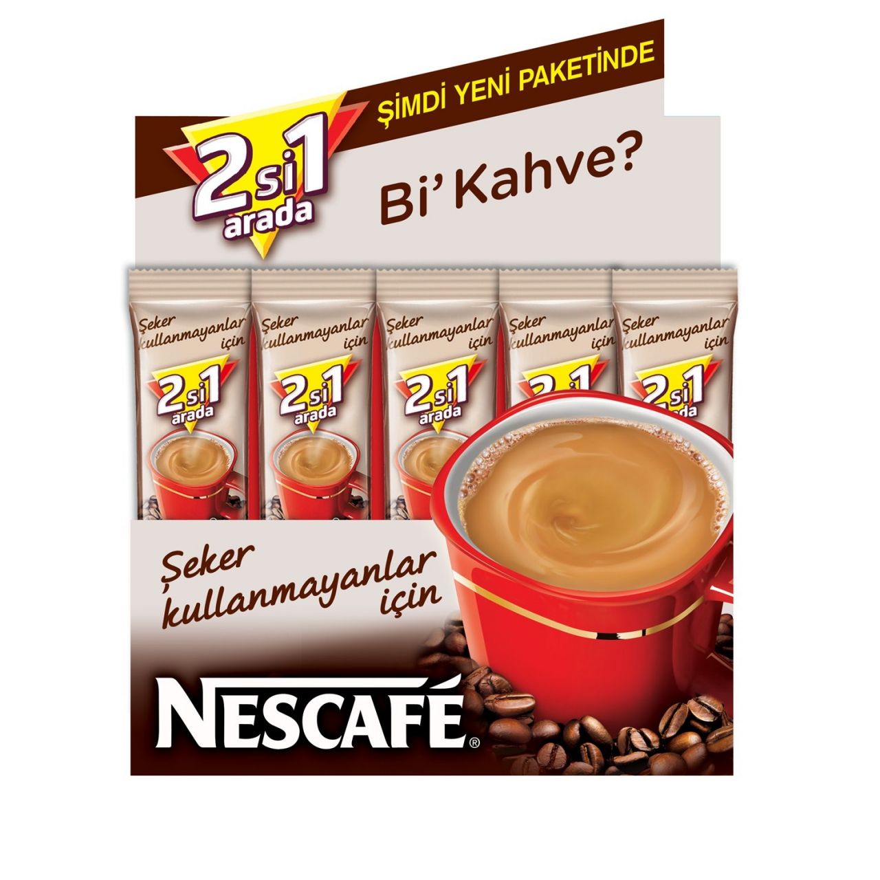 Nescafe 2 si 1 arada 48 Adet