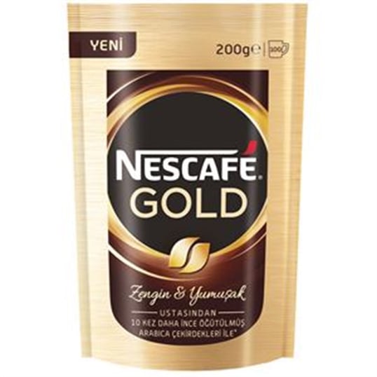 NESCAFE KAHVE 200 GR. - GOLD (POŞET) (DEMTAŞ)