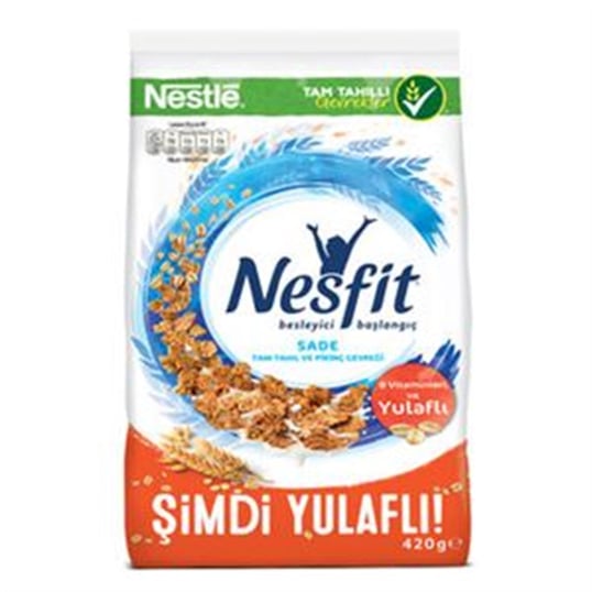 Nesfit Tahıl Gevrek 420 Gr - Sade Promo