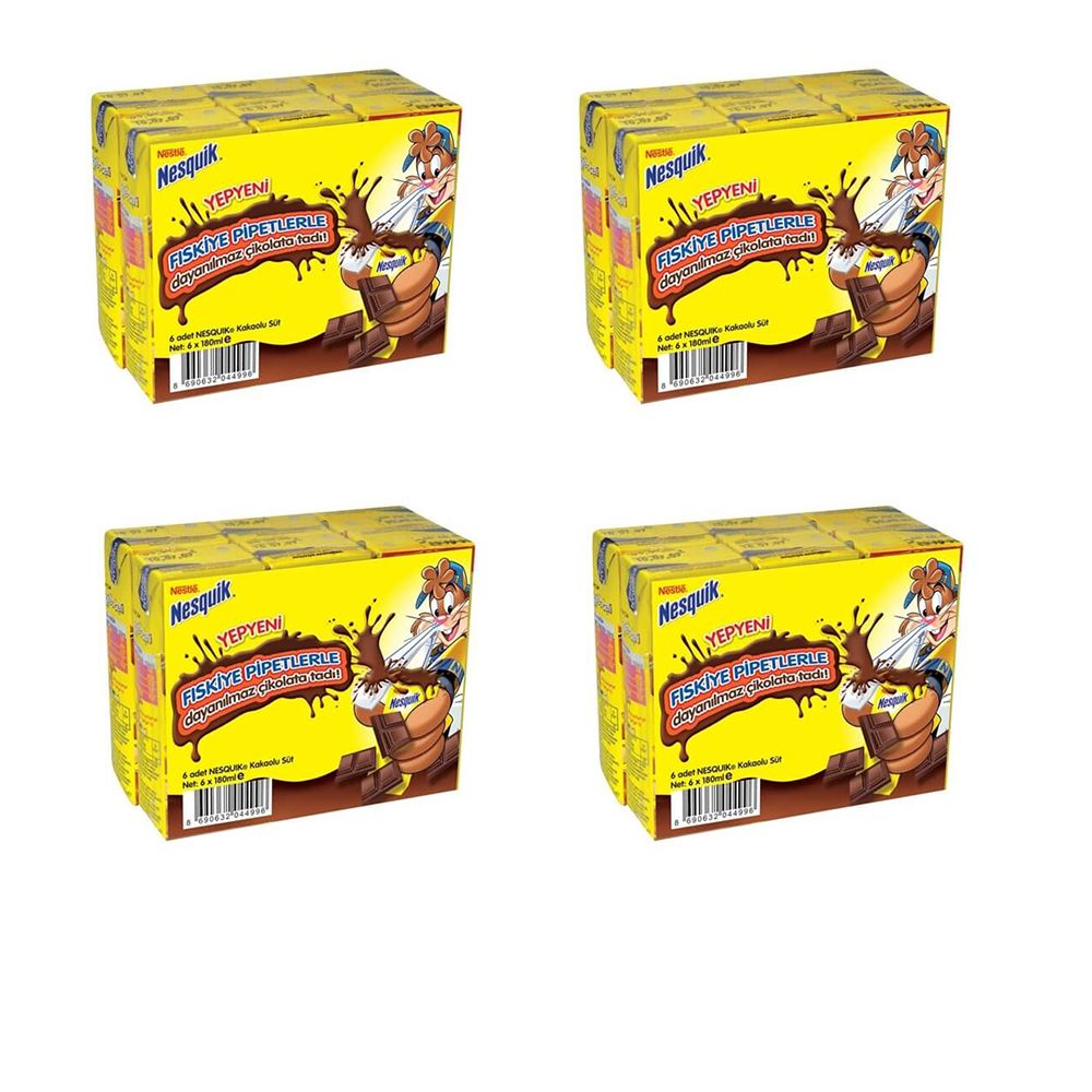 Nesquik Kakaolu Süt 180 Ml x 24 Adet - 1 Koli