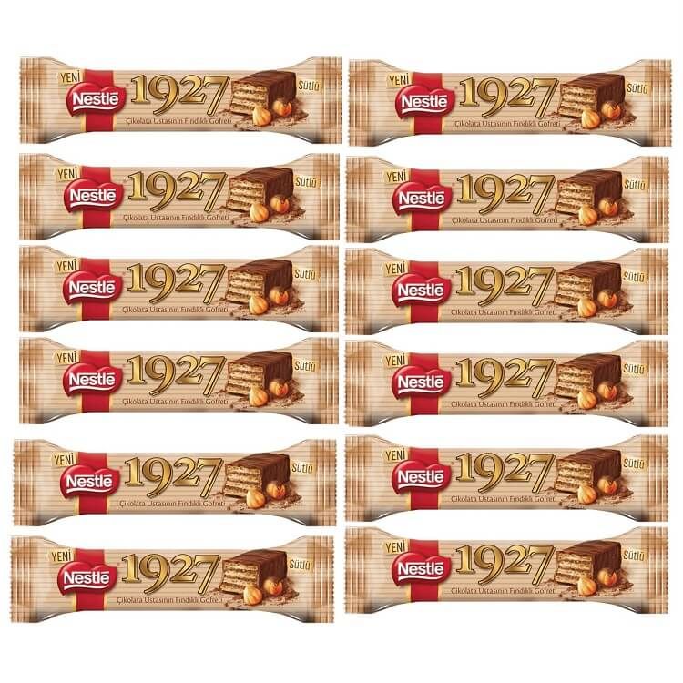 Nestle 1927 Sütlü Gofret 28 Gr x 12 Adet