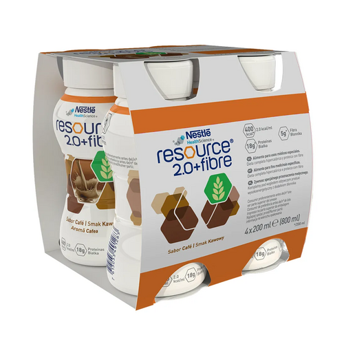 Nestle İlaç Resource 2.0 Fibre Kahve Aromalı 4 adet 200 ml