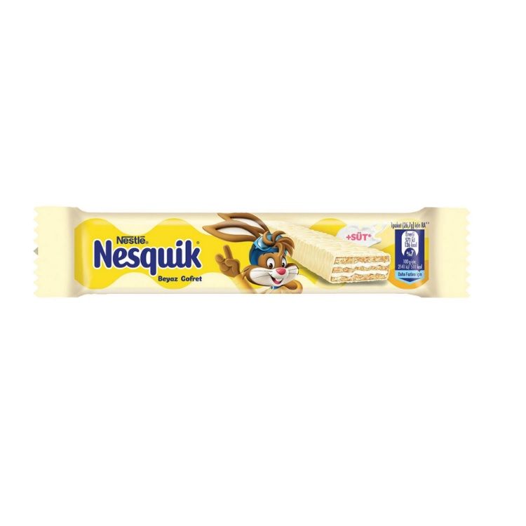 Nestle Nesquik Beyaz Çikolatalı Gofret 26.7 Gr