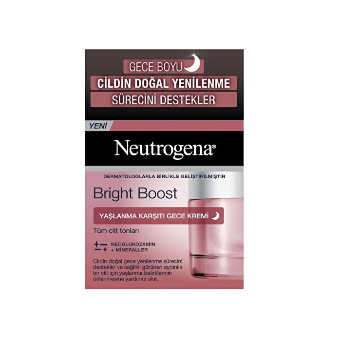 Neutrogena Bright Boost Gece Kremi 50 ml