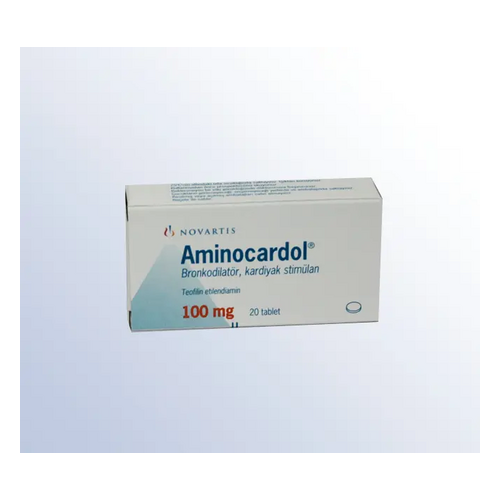 Novartis İlaç Aminocardol 100 mg 20 Tablet